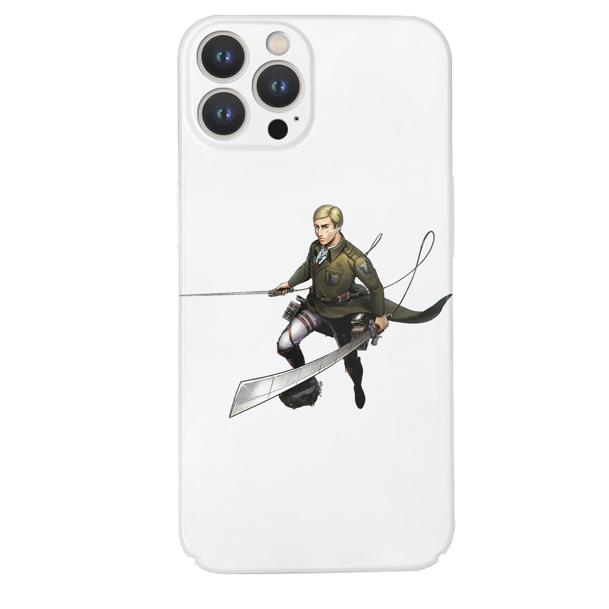 （画像用） 進撃の巨人 エルヴィン・スミス Attack on Titan Erwin Smith 【iPhone 14シリーズ対応】ハードケース